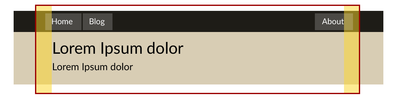 Navbar with layout of "fluid-fixed" (Default)